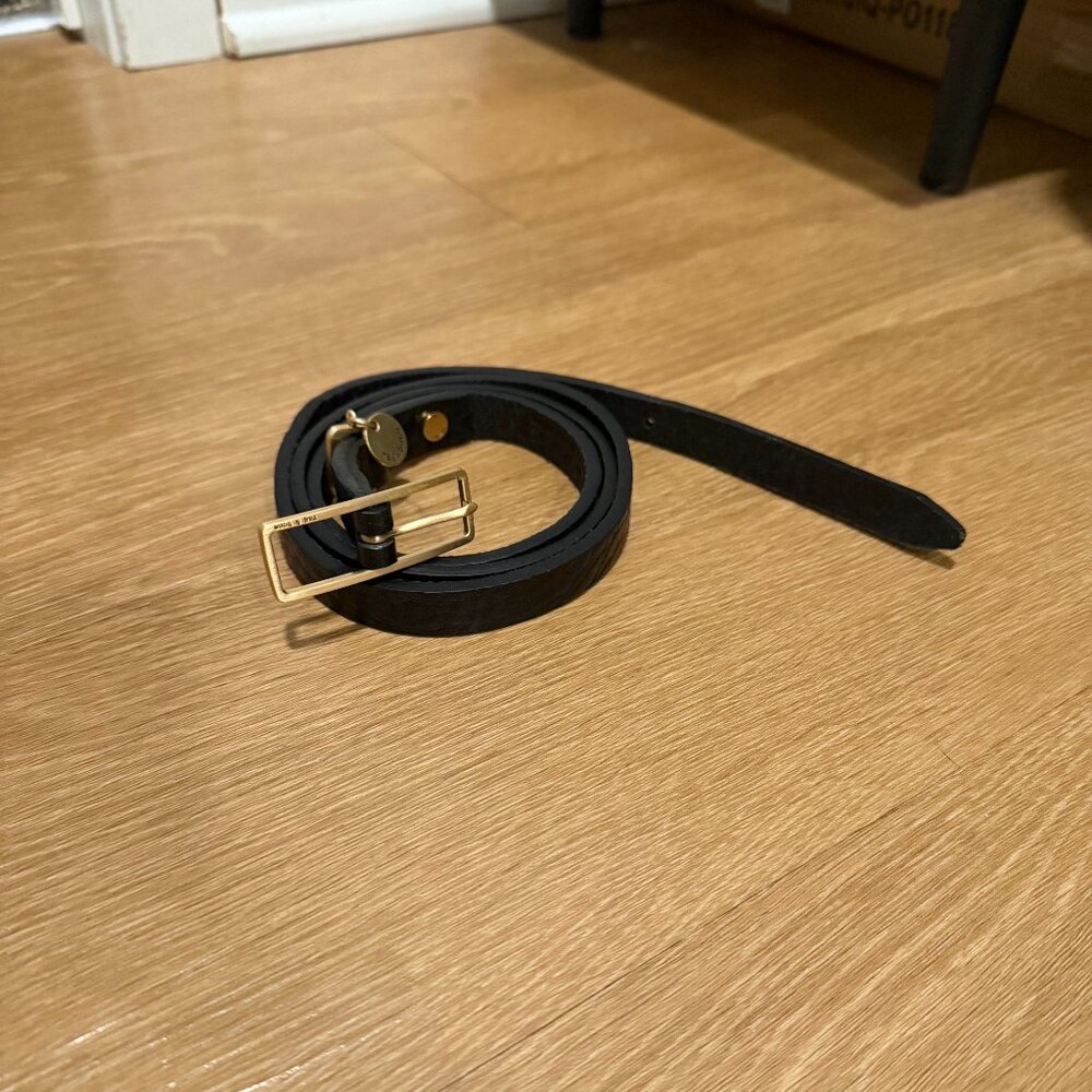 Black and Gold Rebound belt thin